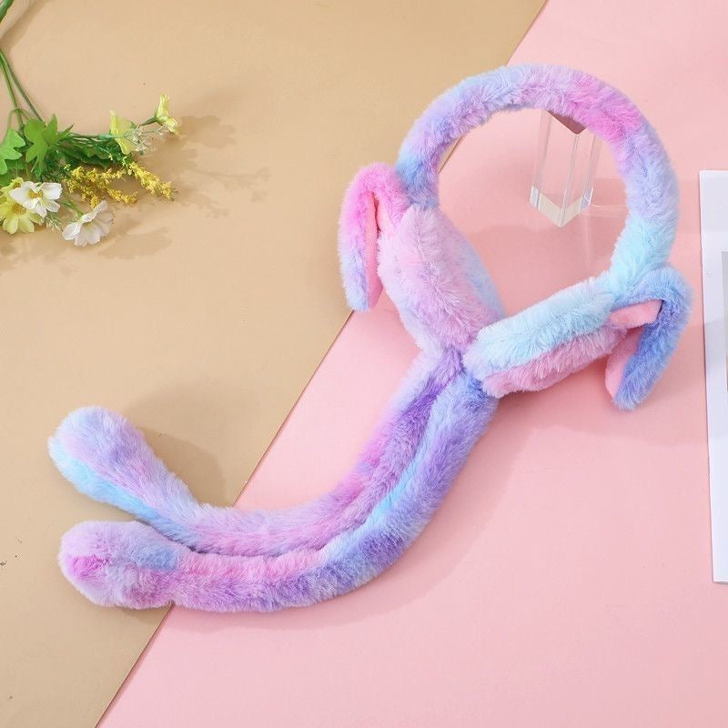 Plush Bunny Earmuffs – Soft Pastel Winter Accessory