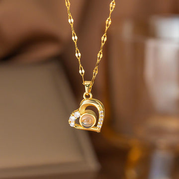 I Love you” in 100 different languages Necklace