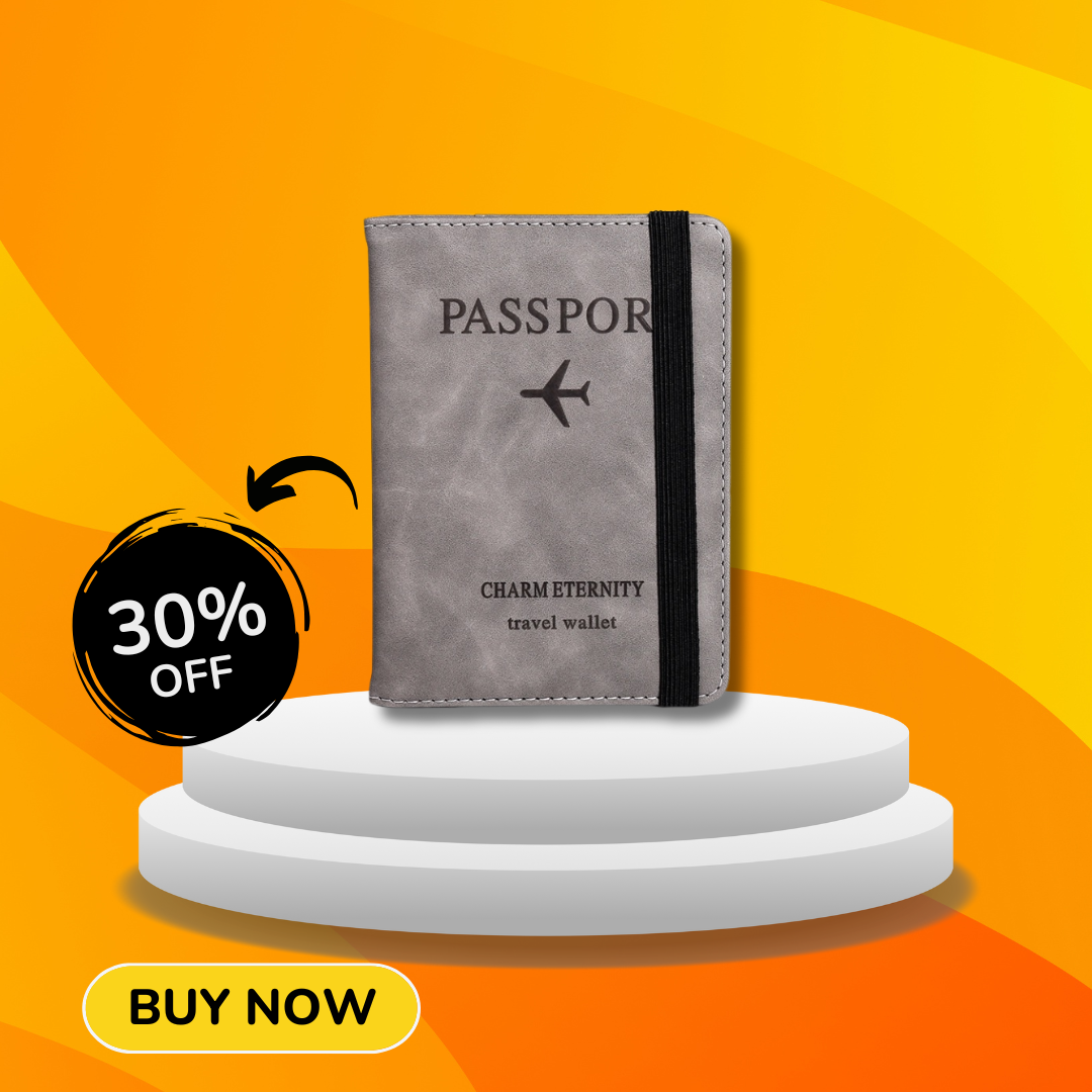 International Passport Wallet - PU Leather Wallet
