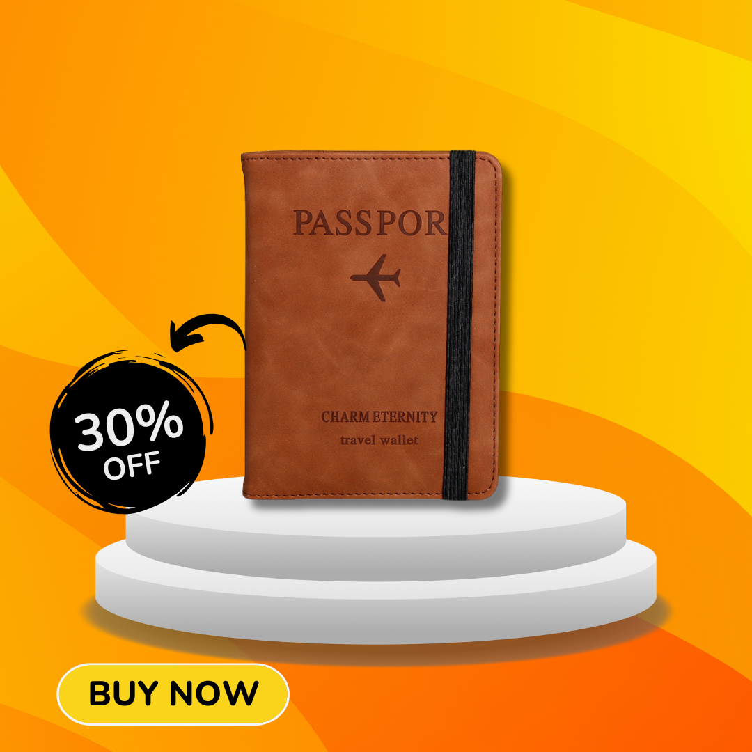 International Passport Wallet - PU Leather Wallet