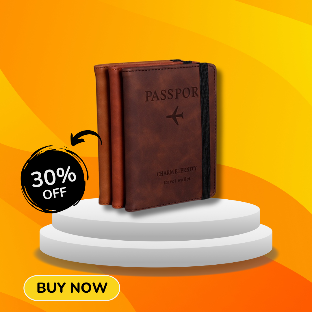 International Passport Wallet - PU Leather Wallet